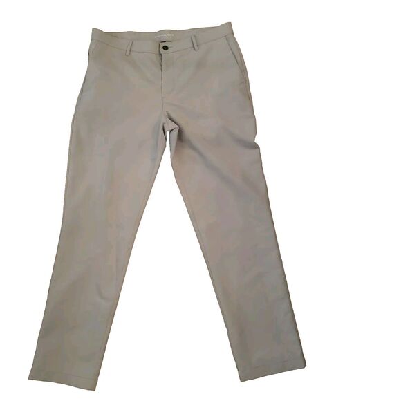 Banana Republic Tan Motion Tech Hybrid Athletic Mens Pants Size 36x32  000106 - Picture 2 of 9